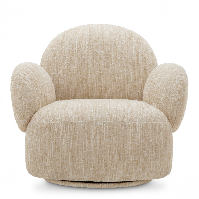   Scaun rotativ Madrone bouclé sonata crem 118834 EICHHOLTZ [3]