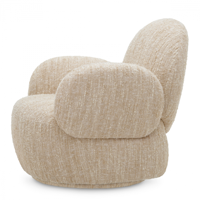   Scaun rotativ Madrone bouclé sonata crem 118834 EICHHOLTZ [5]