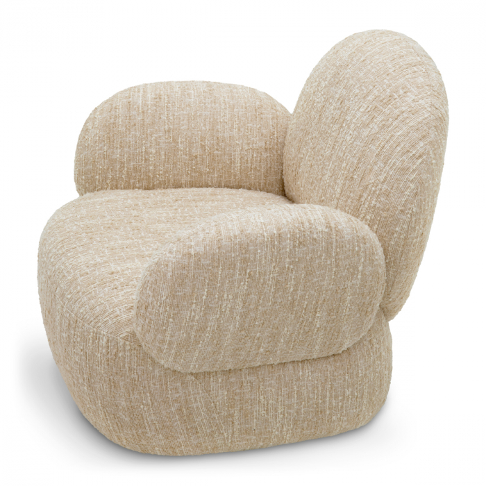   Scaun rotativ Madrone bouclé sonata crem 118834 EICHHOLTZ [6]