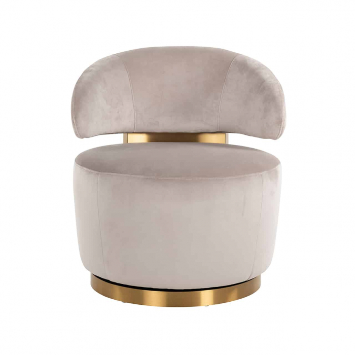 Scaun rotativ Maxime catifea kaki (Quartz Khaki 903), S4546 KHAKI VELVET - Richmond Interiors [4]
