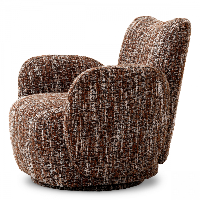  Scaun rotativ Merida bouclé sonata roșie 118836 EICHHOLTZ [4]