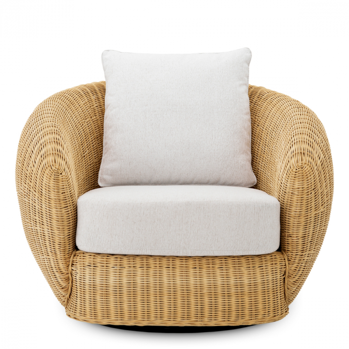   Scaun rotativ Rafael din ratan natural sentier crem 118487 EICHHOLTZ [3]