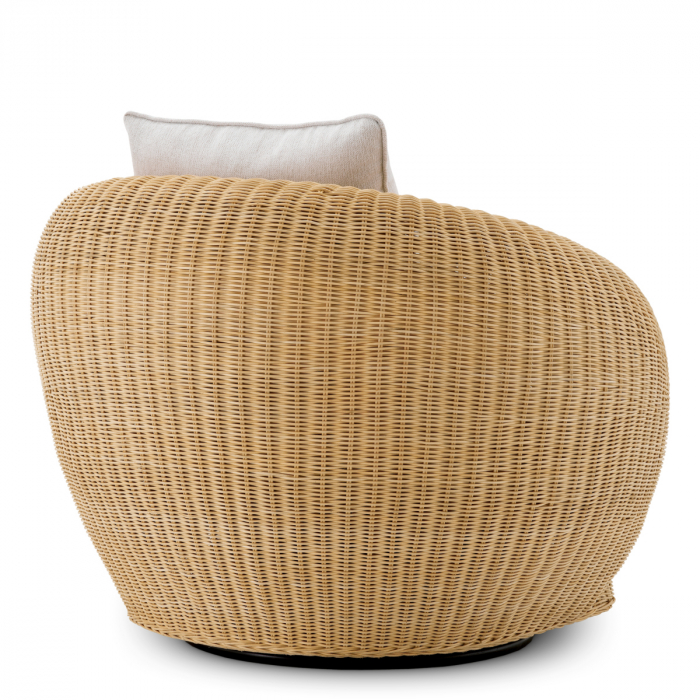  Scaun rotativ Rafael din ratan natural sentier crem 118487 EICHHOLTZ [4]