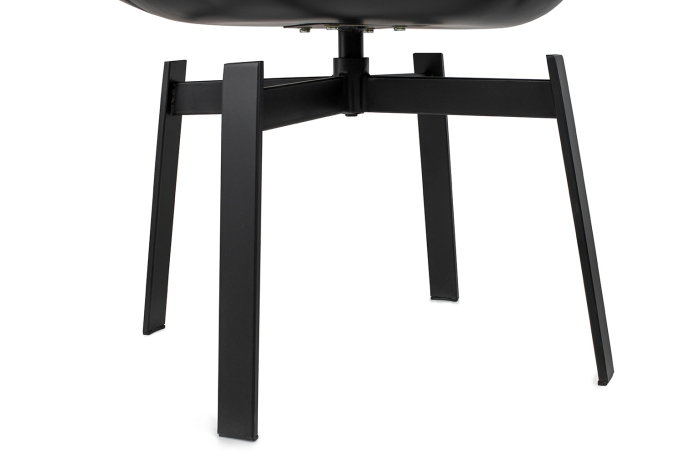 Scaun Shiba 62x60x82,5 cm, Maro, Negru - King Home [9]