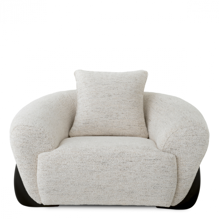  Scaun Siderno scoică albă crem 118609 EICHHOLTZ [3]