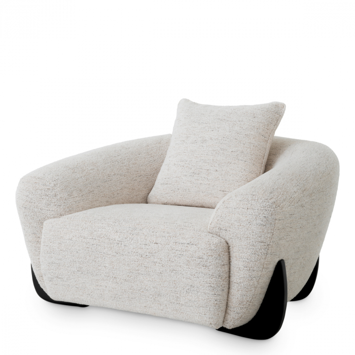   Scaun Siderno scoică albă crem 118609 EICHHOLTZ [1]