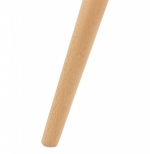 Scaun modern alb cu brate Sitwel stil scandinav, polipropilena / picioare lemn masiv, AC01440WH - Kokoon [11]