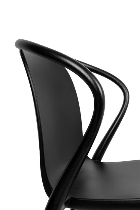 Scaun Sparks 53,5x54x79,5 cm, Polipropilenă Negru - King Home [7]
