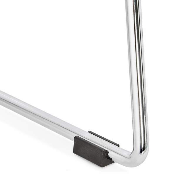 Scaun modern alb Testa premium, polipropilena / picioare subtiri otel crom, AC01410WH - Kokoon [13]