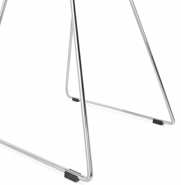 Scaun modern alb Testa premium, polipropilena / picioare subtiri otel crom, AC01410WH - Kokoon [10]