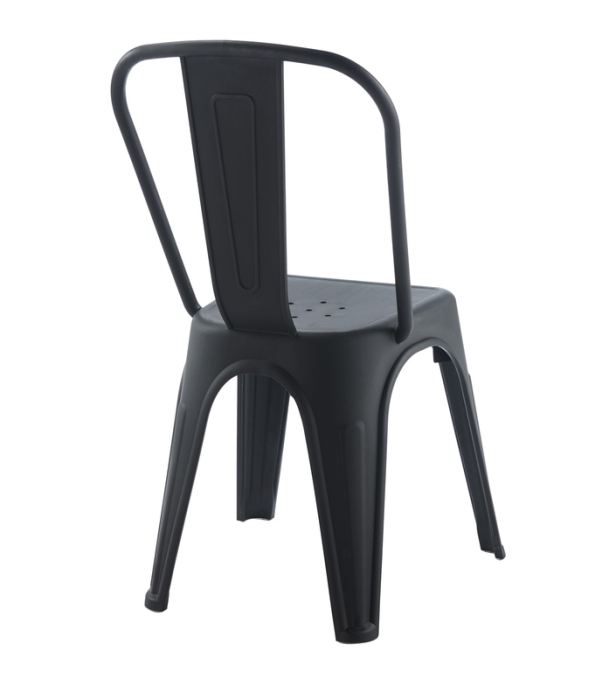 Scaun Tower Paris PP 46x50x86 cm, Plastic Negru - King Home [2]