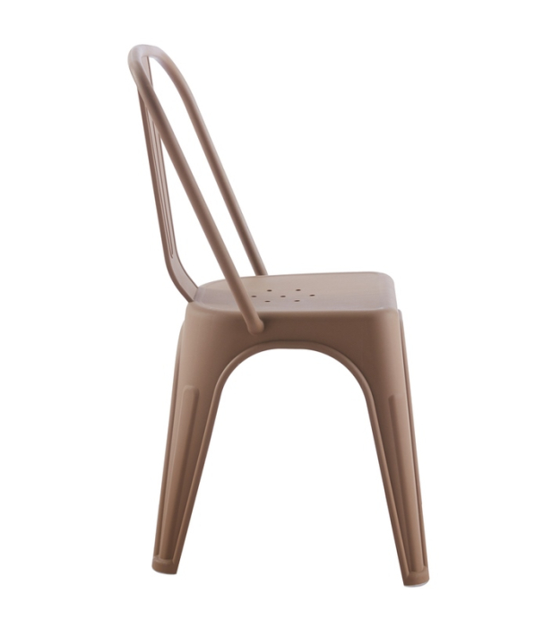 Scaun Tower Paris PP 46x50x86 cm, Polipropilenă Maro - King Home [4]