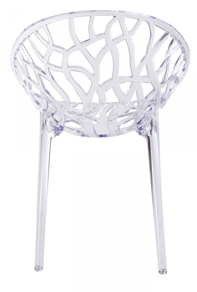 Scaun transparent design Lines Premium, policarbonat, 156-APC.CLEAR - King [2]