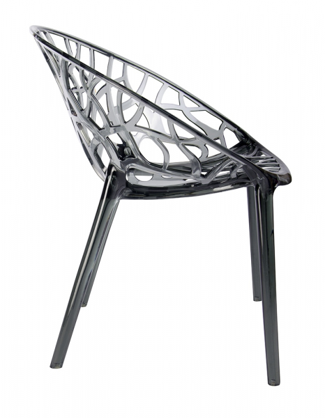 Scaun transparent design Lines Premium, policarbonat, 156-APC.CLEAR - King [8]