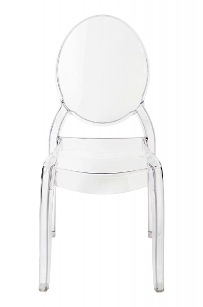 Scaun transparent Victoria, design modern stil victorian, policarbonat, PC502.CLEAR - King [5]