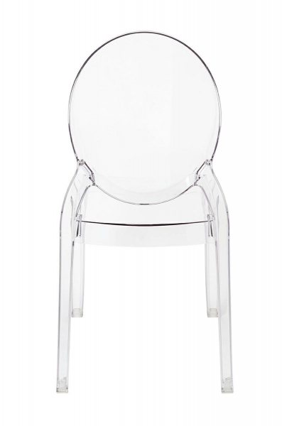 Scaun transparent Victoria, design modern stil victorian, policarbonat, PC502.CLEAR - King [4]
