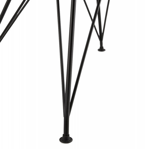 Scaun alb UMELA din polipropilena, picioare metal, AC01470WH - Kokoon [10]