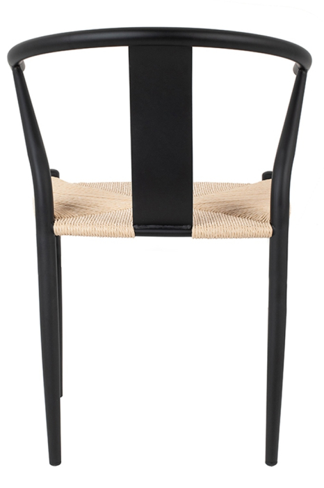 Scaun Wishbone 55x50x75 cm, Negru - King Home [4]