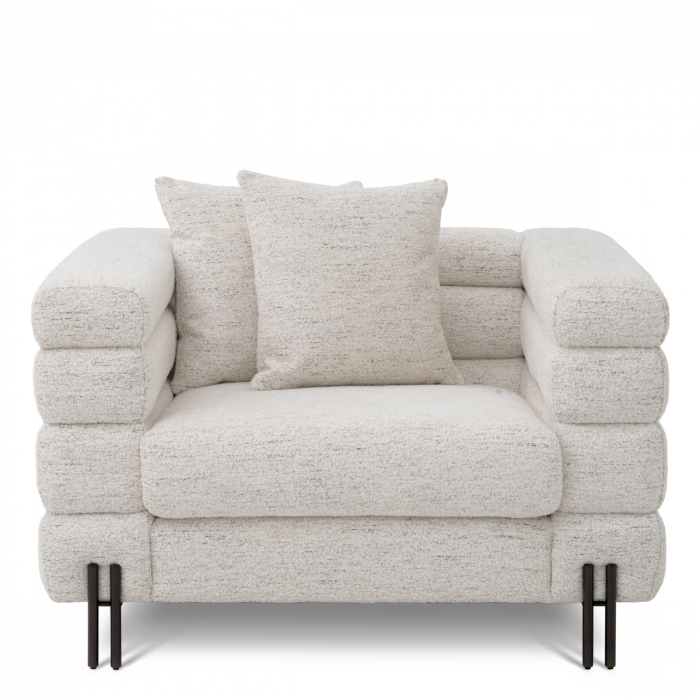   Scaun York scoică albă murdară cu finisaj bronz 118458 EICHHOLTZ [3]