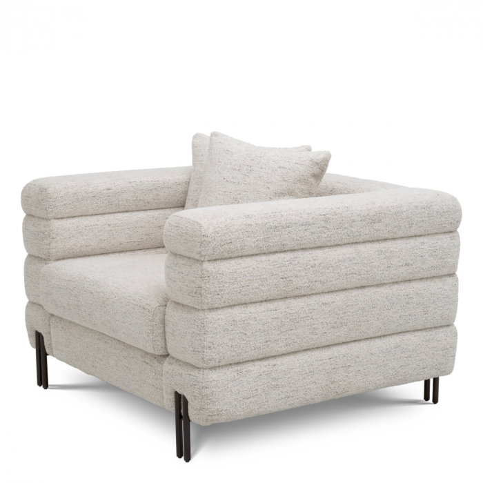   Scaun York scoică albă murdară cu finisaj bronz 118458 EICHHOLTZ [5]