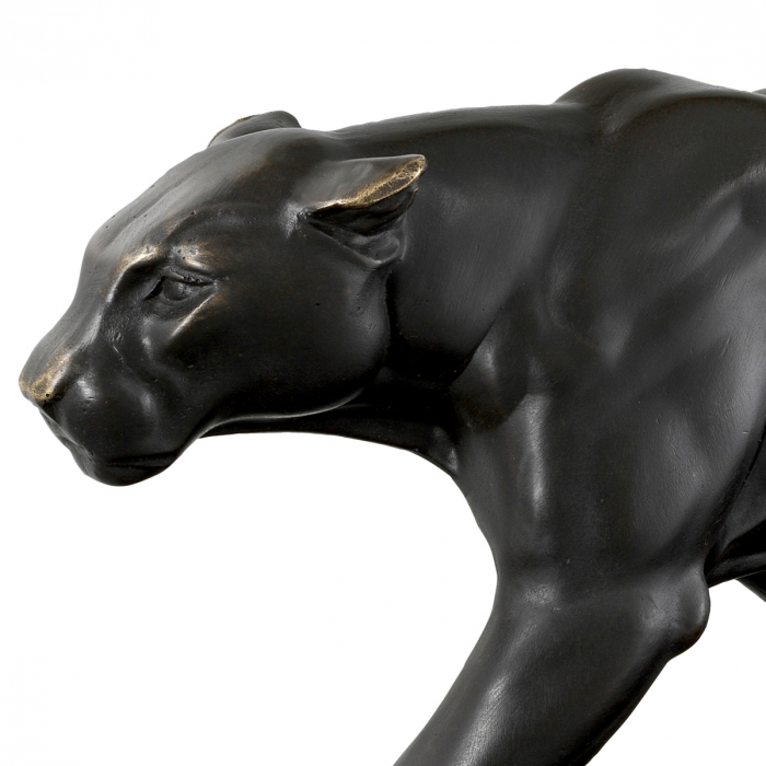   Sculptura de bronz Panther pe bază de marmură 109572 EICHHOLTZ [3]