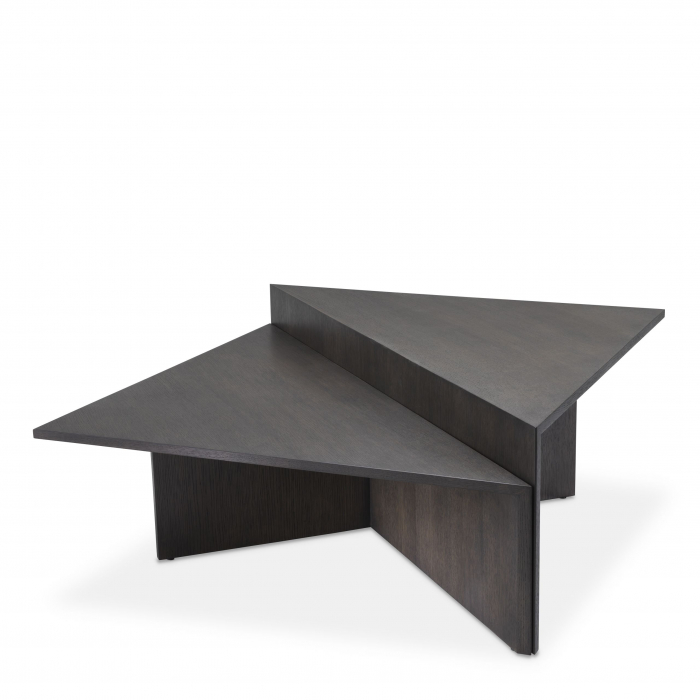 Set 2 masute cafea lux Fulham design contemporan, furnir natural stejar mocha | Eichholtz - 113800 [4]
