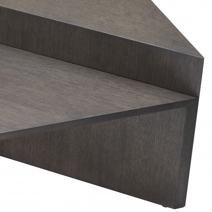 Set 2 masute cafea lux Fulham design contemporan, furnir natural stejar mocha | Eichholtz - 113800 [3]