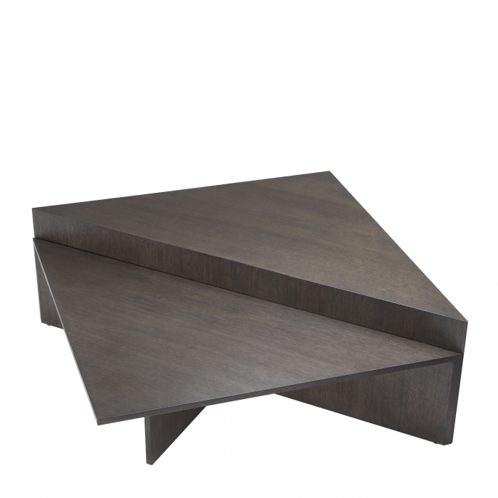 Set 2 masute cafea lux Fulham design contemporan, furnir natural stejar mocha | Eichholtz - 113800 [2]