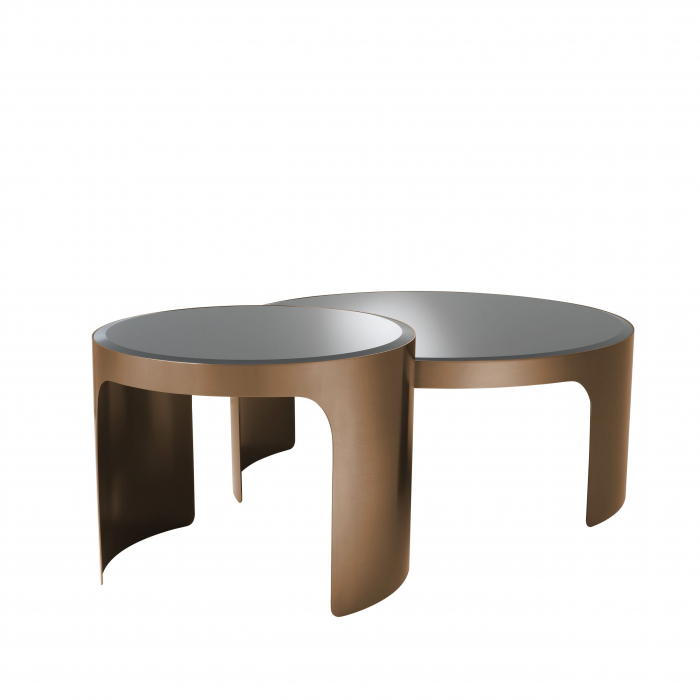   Mese de cafea Piemonte finisaj cupru periat set de 2 113299 EICHHOLTZ [3]