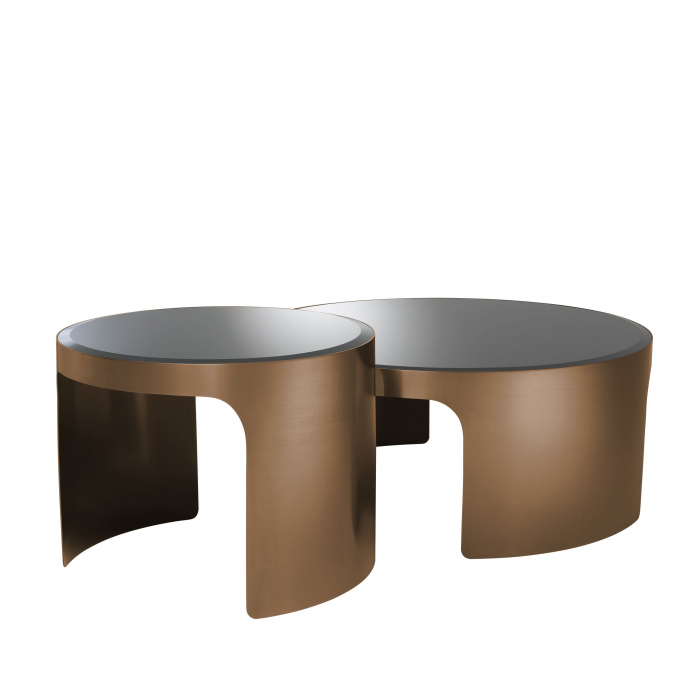   Mese de cafea Piemonte finisaj cupru periat set de 2 113299 EICHHOLTZ [5]