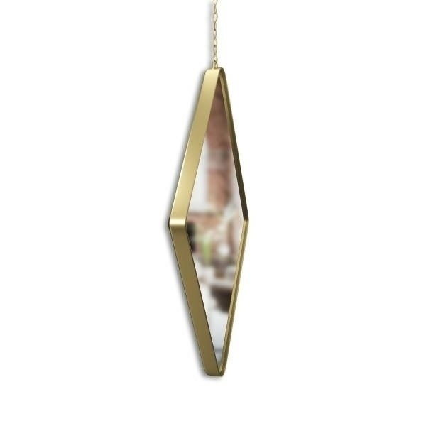 Set 3 oglinzi decorative moderne Zita in forma de romb, cadru metalic diverse culori, 358777-221 - King [3]