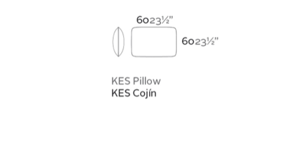 Set 2 perne pentru canapea modulara premium Kes, 60x60 cm, 64014-3158 - Vondom [2]