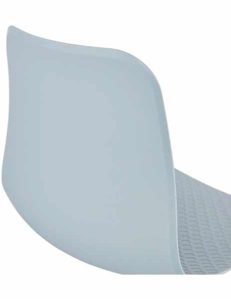 Scaun albastru de design Mikko picioare albe otel / polipropilena, CH01970BUWH - Kokoon [8]