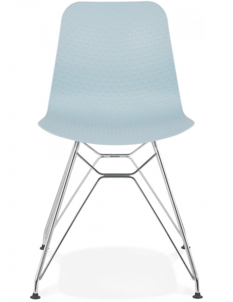 Scaun albastru de design Mikko picioare crom otel / polipropilena, CH02000BUCH - Kokoon [2]