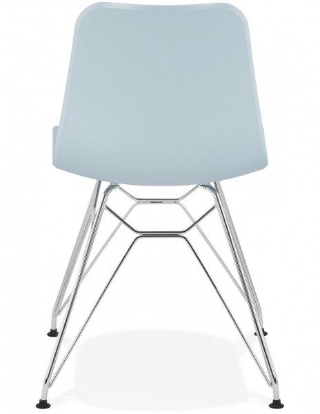 Scaun albastru de design Mikko picioare crom otel / polipropilena, CH02000BUCH - Kokoon [4]