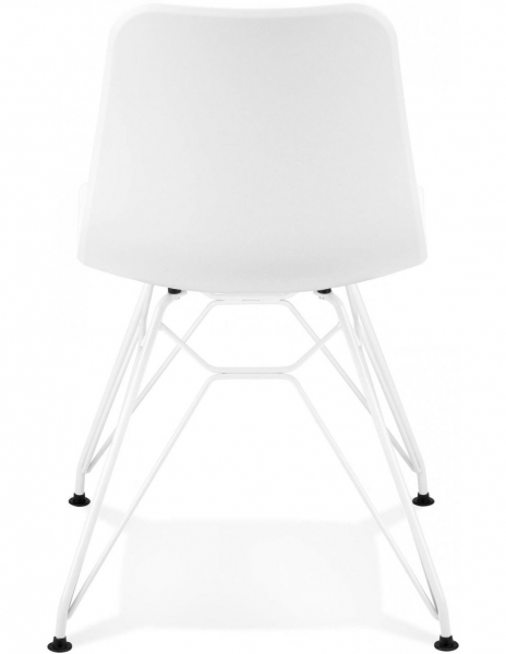 Scaun alb de design Mikko picioare albe otel / polipropilena, CH01740WHWH - Kokoon [4]