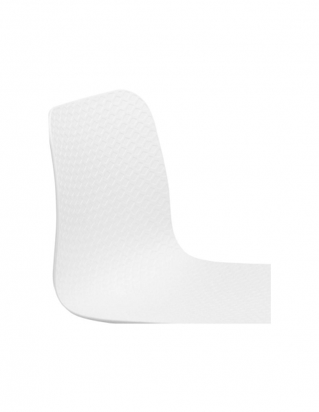 Scaun alb de design Mikko picioare negre otel / polipropilena, CH01690WHBL - Kokoon [6]