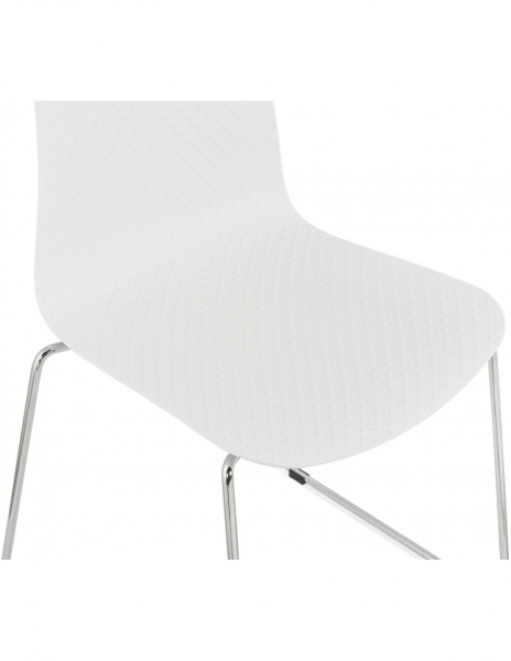 Scaun de design albe Arran picioare crom / polipropilena, CH01910WHCH - Kokoon [6]