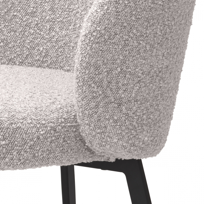   Scaun de dining Lloyd bouclé negru set de 2 115994 EICHHOLTZ [18]