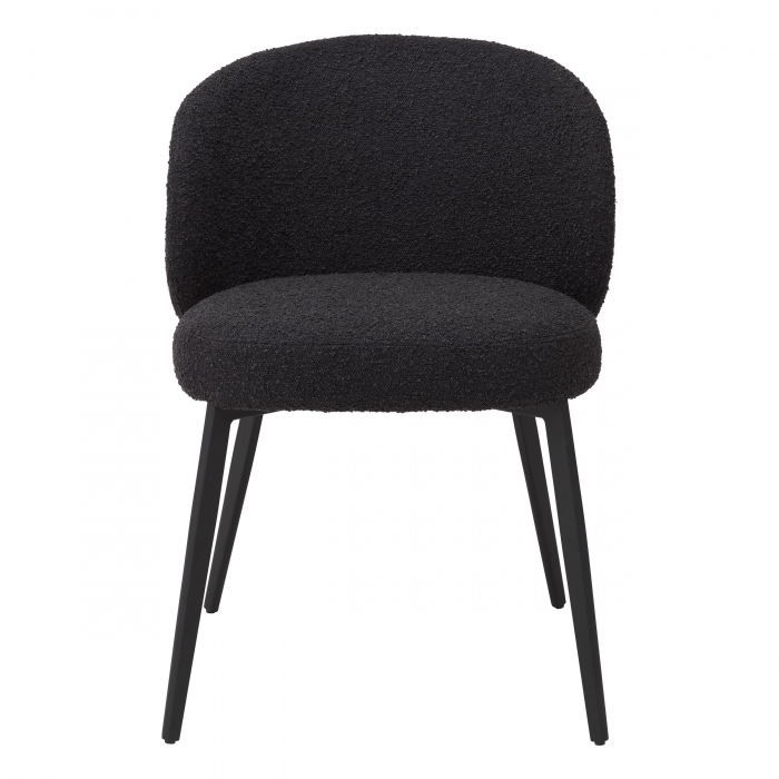   Scaun de dining Lloyd bouclé negru set de 2 115994 EICHHOLTZ [3]