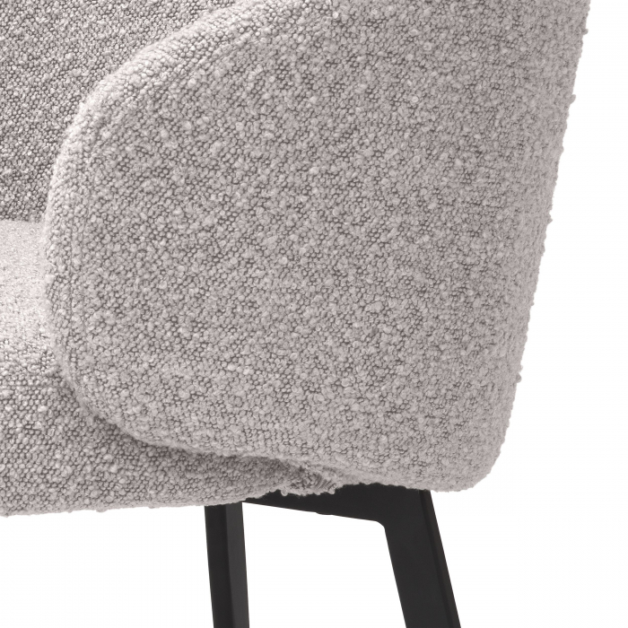   Scaun de dining Lloyd cu brațe bouclé crem set de 2 115093 EICHHOLTZ [18]
