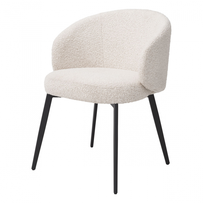   Scaun de dining Lloyd cu brațe bouclé crem set de 2 115093 EICHHOLTZ [2]