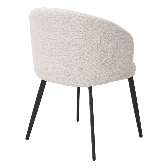   Scaun de dining Lloyd cu brațe bouclé crem set de 2 115093 EICHHOLTZ [5]