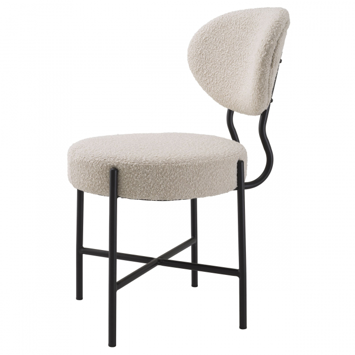   Scaun de dining Vicq bouclé crem set de 2 115034 EICHHOLTZ [3]