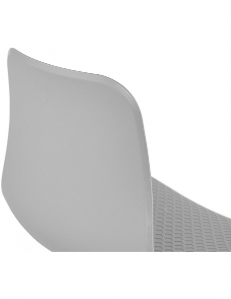 Scaun gri de design Mikko picioare crom otel / polipropilena, CH02010GRCH - Kokoon [10]
