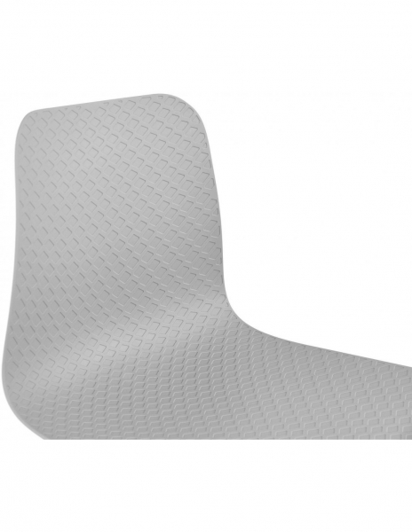 Scaun gri de design Mikko picioare crom otel / polipropilena, CH02010GRCH - Kokoon [9]
