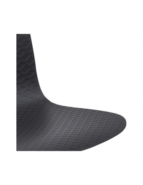 Scaune negru de design Mikko picioare albe otel / polipropilena, CH01750BLWH - Kokoon [6]