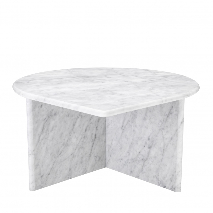 Set 3 masutea cafea lux marmura alba/neagra Naples, design modern | Eichholtz - 114331 [9]