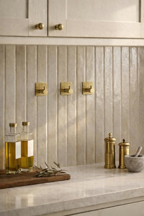 Set de 2 Cârlige Autoadezive Barolo 4,5x2,5x4,5 cm, Metal Auriu Aur Periat - SHP [4]