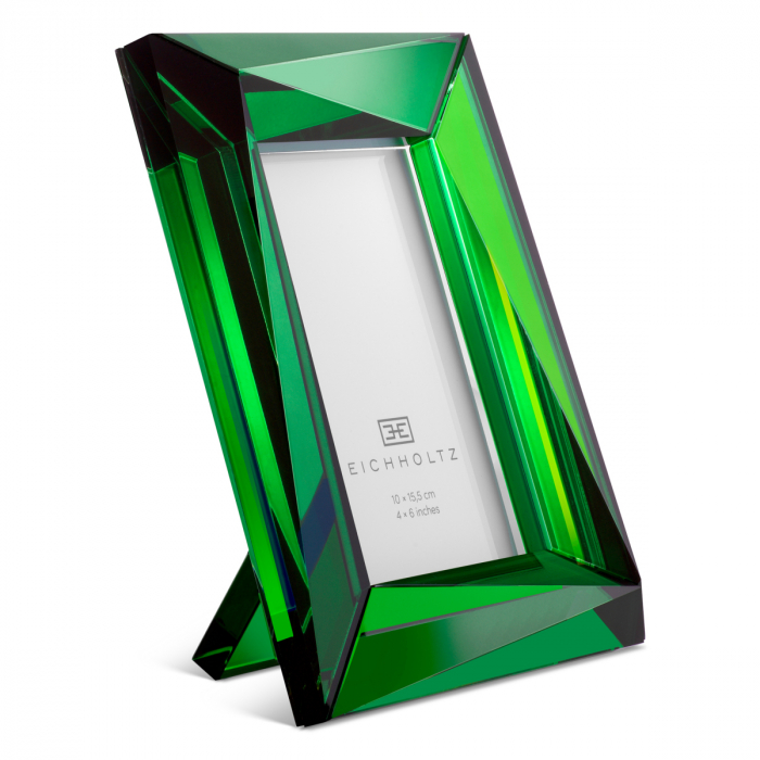   Set de 2 rame foto Obliquity S din sticlă verde cristal 118580 EICHHOLTZ [2]